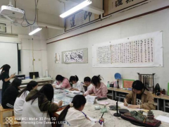 经济管理系举办“文明风采”硬笔书法比赛